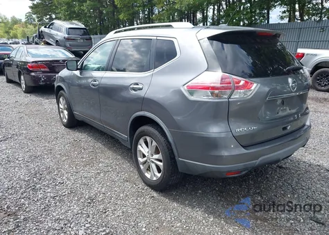 2016 Nissan Rogue Sv z USA, uszkodzony, nr VIN KNMAT2MV1GP667383